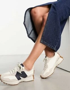 New Balance 327 Trainers In Off White/navy For Unisex 9 New Balance 327 Trainers In Off White/navy For Unisex -New Balance Shop 200497543 3
