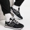 New Balance 574 Trainers In Black For Unisex -New Balance Shop 201068493 1 black