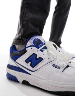 New Balance 550 Trainers In White And Blue For Unisex White/blue -New Balance Shop 202381338 3