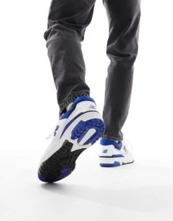 New Balance 550 Trainers In White And Blue For Unisex White/blue -New Balance Shop 202381338 4