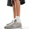 New Balance 574 Sneakers In Grey And White For Unisex