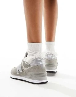 New Balance 574 Sneakers In Grey And White For Unisex -New Balance Shop 202381835 5