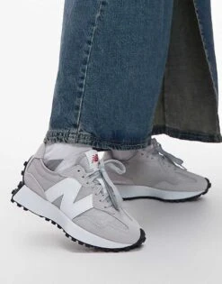 New Balance 327 Trainers In Light Grey For Unisex -New Balance Shop 202382068 1 lightgrey 1