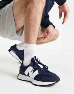 New Balance 327 Trainers In Blue And White For Unisex Blue/white -New Balance Shop 203628916 1 bluewhite 1