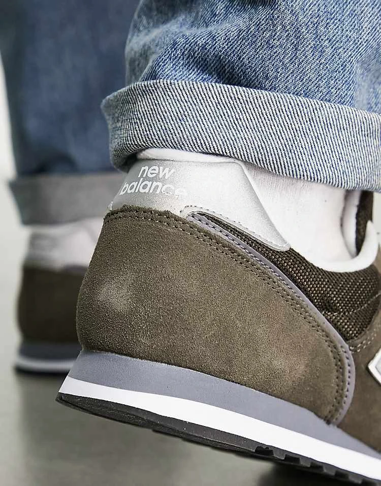 New Balance 373 Trainers In Khaki And Off White For Men Khaki/off White 5 New Balance 373 Trainers In Khaki And Off White For Men Khaki/off White - Image 3