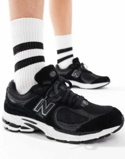 New Balance 2002 Trainers In Black And White For Unisex Black/white 10 New Balance 2002 Trainers In Black And White For Unisex Black/white -New Balance Shop 203635726 3