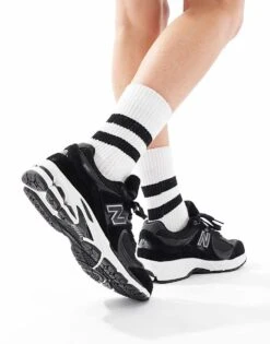 New Balance 2002 Trainers In Black And White For Unisex Black/white 11 New Balance 2002 Trainers In Black And White For Unisex Black/white -New Balance Shop 203635726 4