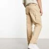 New Balance Athletics Woven Cargo Trousers In Beige For Men -New Balance Shop 203641477 1 beige