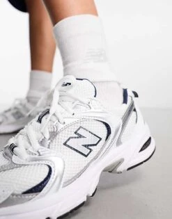 New Balance 530 Trainers In White And Grey For Unisex -New Balance Shop 204470705 4