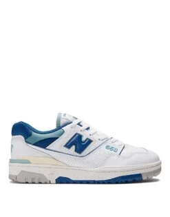 New Balance 550 Trainers In White And Blue For Unisex