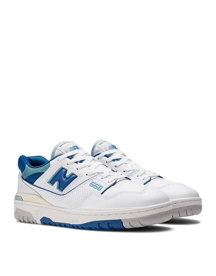 New Balance 550 Trainers In White And Blue For Unisex 5 New Balance 550 Trainers In White And Blue For Unisex - Image 3