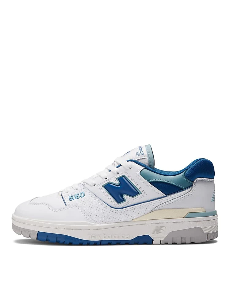 New Balance 550 Trainers In White And Blue For Unisex 6 New Balance 550 Trainers In White And Blue For Unisex - Image 4