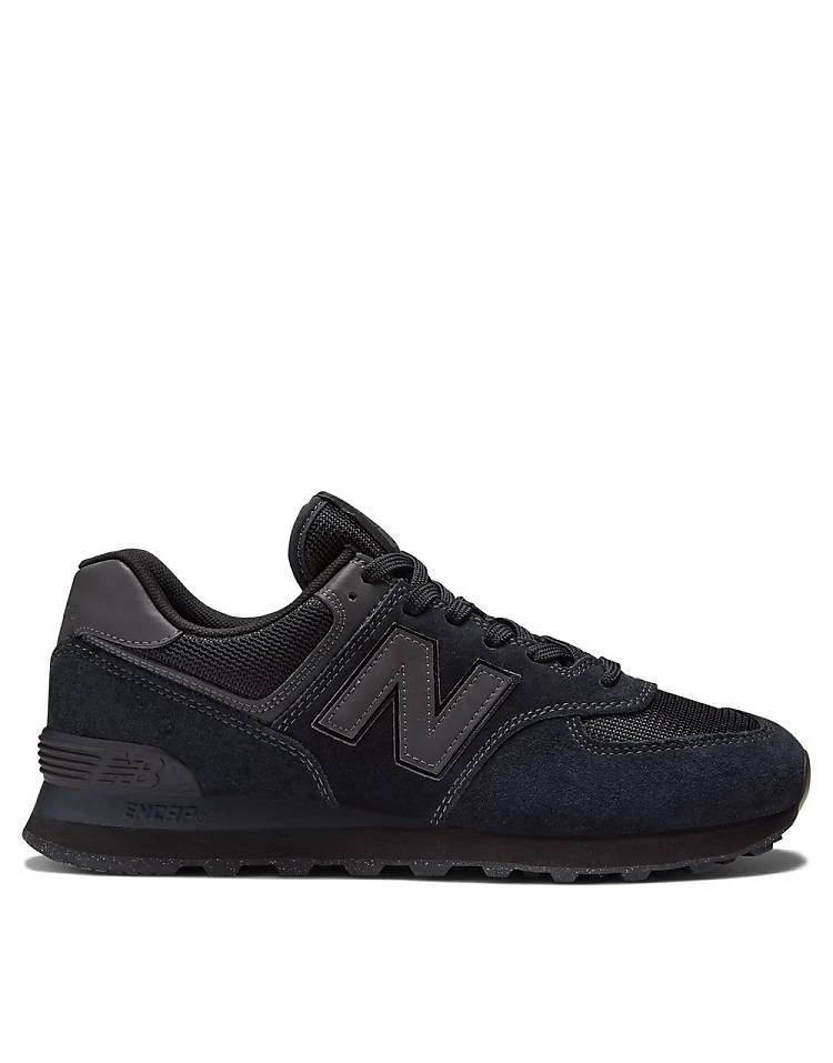 New Balance 574 Trainers In Black For Men 3 New Balance 574 Trainers In Black For Men