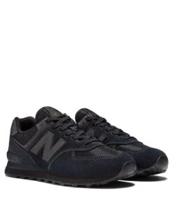 New Balance 574 Trainers In Black For Men 10 New Balance 574 Trainers In Black For Men -New Balance Shop 204736368 4