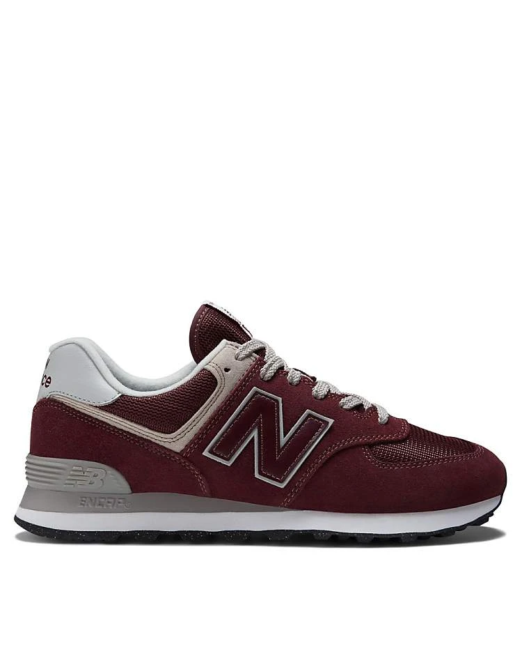 New Balance 574 Trainers In Burgundy For Men 7 New Balance 574 Trainers In Burgundy For Men - Image 5