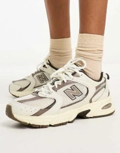 New Balance 530 Trainers In Off White And Beige For Unisex -New Balance Shop 204936689 2