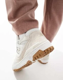 New Balance 550 Sneakers In Cream With Stone Details For Unisex -New Balance Shop 205284046 3