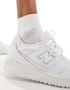 New Balance 550 Patent Trainers In Triple White For Unisex 11 New Balance 550 Patent Trainers In Triple White For Unisex -New Balance Shop 205335045 4