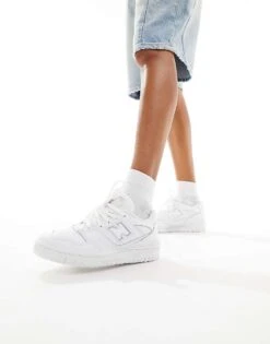 New Balance 550 Patent Trainers In Triple White For Unisex 12 New Balance 550 Patent Trainers In Triple White For Unisex -New Balance Shop 205335045 5