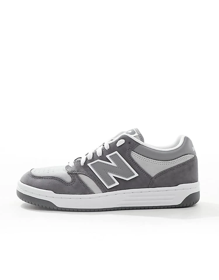 New Balance 480 Suede Trainers In Grey For Unisex 7 New Balance 480 Suede Trainers In Grey For Unisex - Image 5