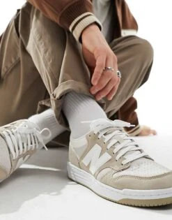 New Balance 480 Suede Trainers In Sand For Unisex Beige -New Balance Shop 205337635 1 beige 1