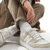 New Balance 480 Suede Trainers In Sand For Unisex Beige -New Balance Shop 205337635 1 beige