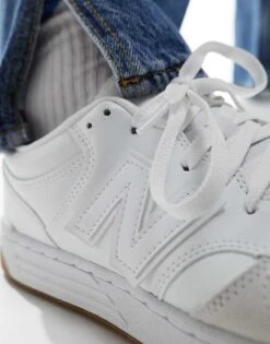 New Balance 480 Trainers With Gum Sole In White For Unisex 11 New Balance 480 Trainers With Gum Sole In White For Unisex -New Balance Shop 205337906 4