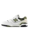 New Balance 550 Trainers In White And Khaki For Men