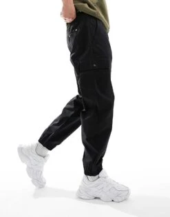 New Balance Icon Twill Cargo Trousers In Black For Men -New Balance Shop 205349763 4