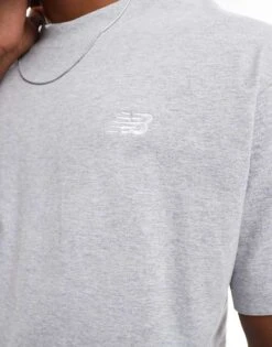 New Balance New Balanace Small Logo T-shirt In Grey For Men -New Balance Shop 205349850 3