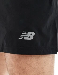 New Balance Performance 5 Inch Shorts In Black For Men -New Balance Shop 205350332 5