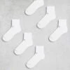 New Balance Performance Ankle Sock 6 Pack In White For Unisex -New Balance Shop 205396705 1 white