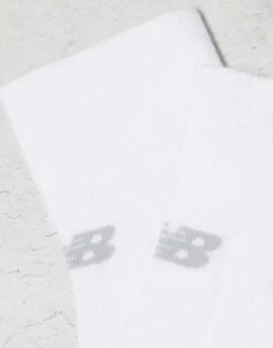 New Balance Performance Ankle Sock 6 Pack In White For Unisex -New Balance Shop 205396705 3