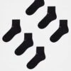 New Balance Performance Ankle Sock 6 Pack In Black For Unisex