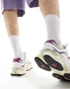 New Balance 9060 Trainers In Sea Salt And Purple For Unisex Cream -New Balance Shop 205508943 5