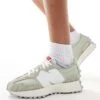 New Balance 327 Suede Trainers In Sage Green For Unisex Light Green