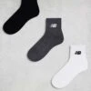 New Balance Logo Mid Sock 3 Pack In Multi For Unisex -New Balance Shop 205694795 1 multi