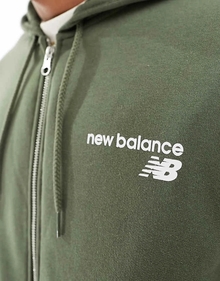 New Balance Nb Classic Core Full Zipper In Grey For Men 4 New Balance Nb Classic Core Full Zipper In Grey For Men - Image 3