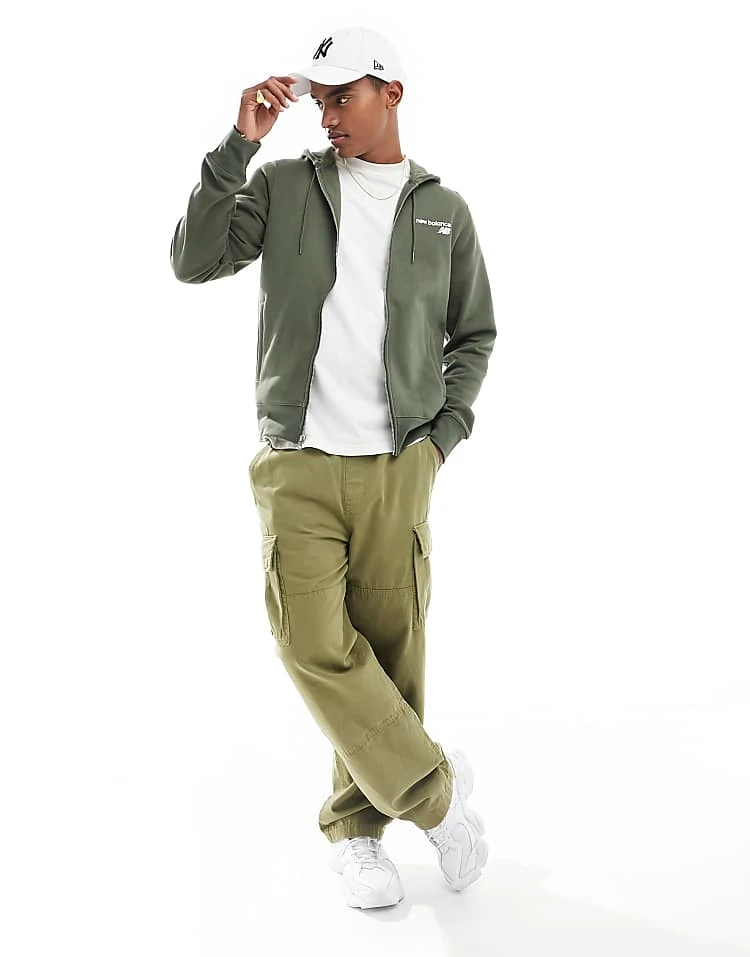 New Balance Nb Classic Core Full Zipper In Grey For Men 5 New Balance Nb Classic Core Full Zipper In Grey For Men - Image 4