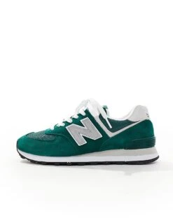 New Balance 574 Trainers In Green For Men 9 New Balance 574 Trainers In Green For Men -New Balance Shop 206019532 2