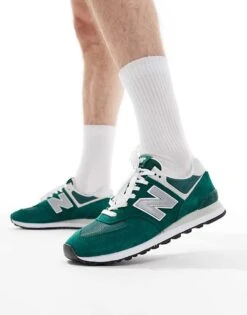 New Balance 574 Trainers In Green For Men 12 New Balance 574 Trainers In Green For Men -New Balance Shop 206019532 5