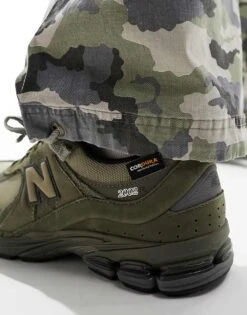 New Balance 2002 Trainers In Khaki For Unisex -New Balance Shop 206019851 5