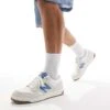 New Balance 480 Trainers In White And Blue For Men -New Balance Shop 206020021 1 white