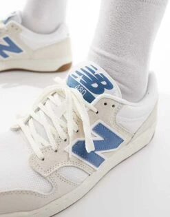 New Balance 480 Trainers In White And Blue For Men -New Balance Shop 206020021 3