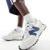 New Balance 327 Trainers In White And Blue For Unisex