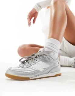 New Balance RC42 Trainers In Silver For Unisex