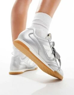 New Balance RC42 Trainers In Silver For Unisex -New Balance Shop 206021154 3