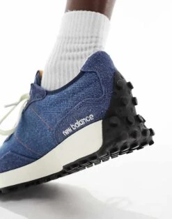 New Balance 327 Trainers In Blue For Unisex -New Balance Shop 206021753 4