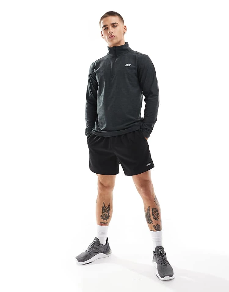 New Balance 1/4 Zip In Black For Men 5 New Balance 1/4 Zip In Black For Men - Image 3