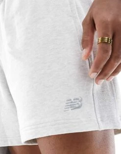 New Balance Athletics French Terry Short 5" In Grey For Men -New Balance Shop 206106790 4